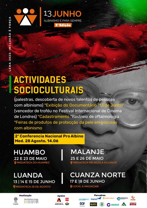 IIIª EDIÇÃO DAS JORNADAS DE CONSCIENCIALIZAÇÃO AO ALBINISMO